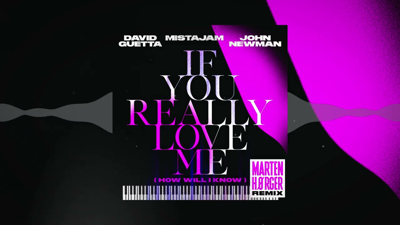 image 0 David Guetta X Mistajam X John Newman - If You Really Love Me [marten Hørger Remix]